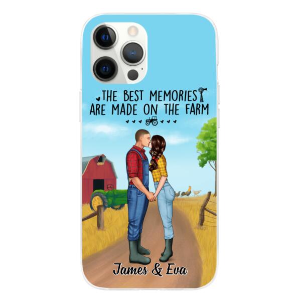 And So Together We Built A Life We Love - Personalized Phone Case For Couples, Her, Him, Farmer