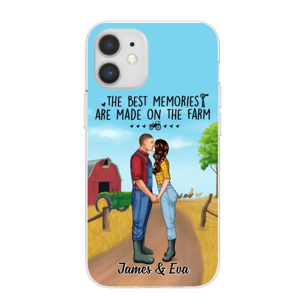 And So Together We Built A Life We Love - Personalized Phone Case For Couples, Her, Him, Farmer