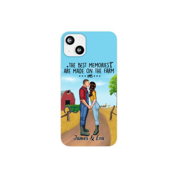 And So Together We Built A Life We Love - Personalized Phone Case For Couples, Her, Him, Farmer