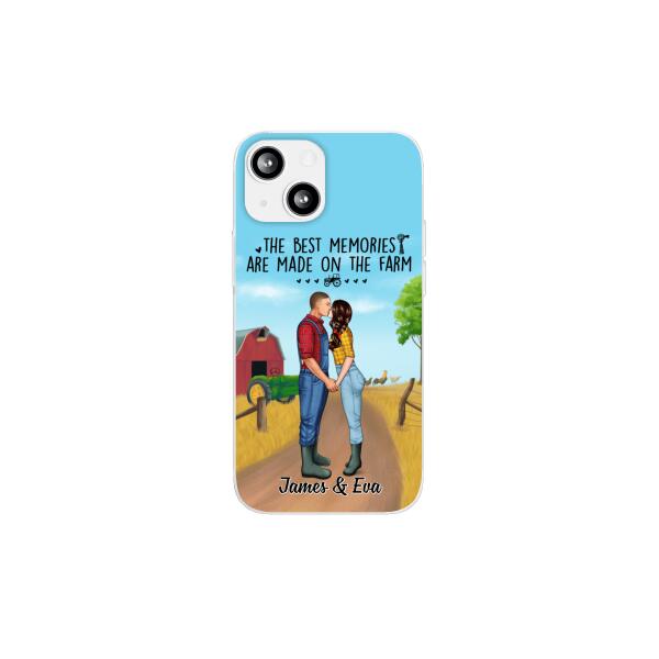 And So Together We Built A Life We Love - Personalized Phone Case For Couples, Her, Him, Farmer