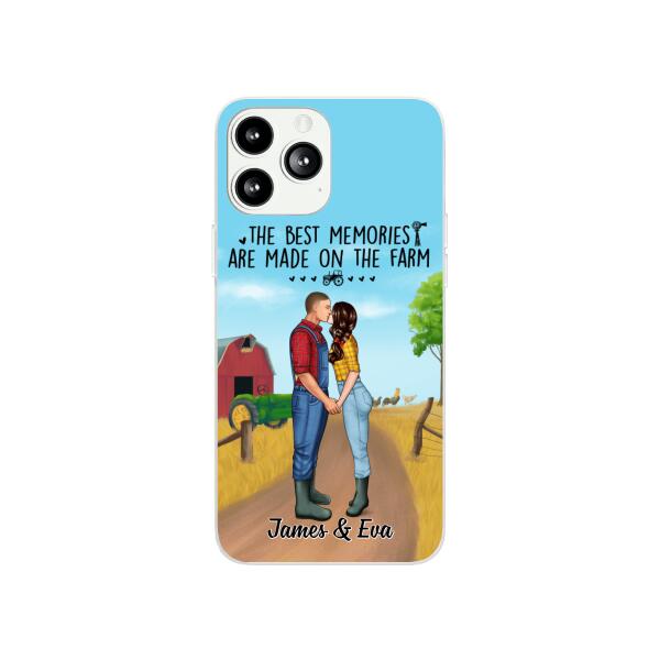 And So Together We Built A Life We Love - Personalized Phone Case For Couples, Her, Him, Farmer