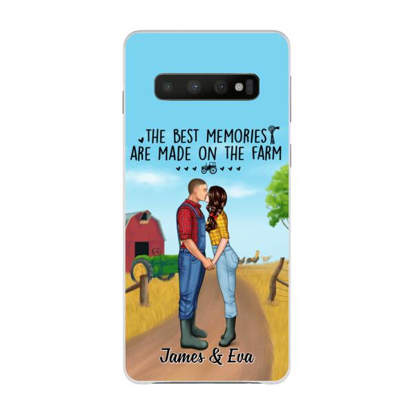 And So Together We Built A Life We Love - Personalized Phone Case For Couples, Her, Him, Farmer