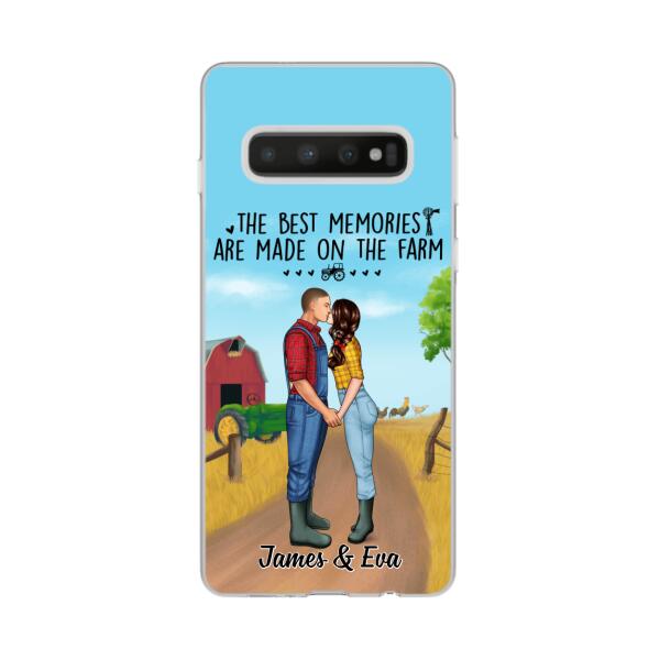 And So Together We Built A Life We Love - Personalized Phone Case For Couples, Her, Him, Farmer