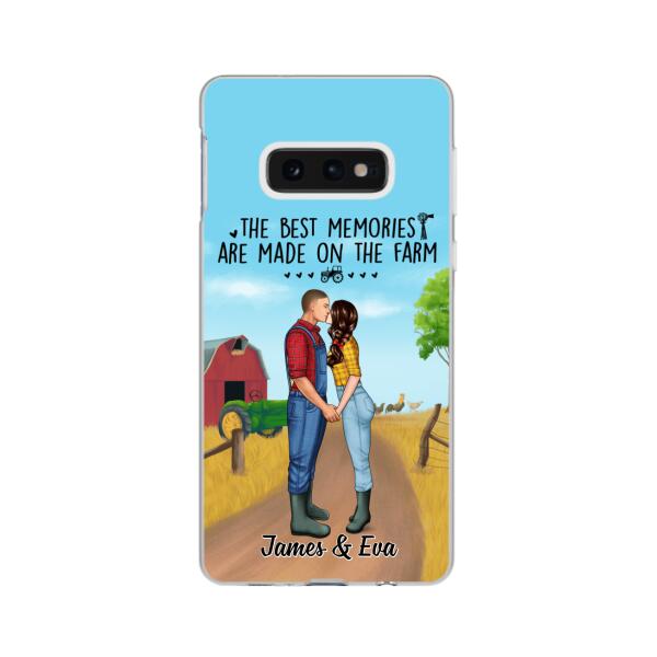 And So Together We Built A Life We Love - Personalized Phone Case For Couples, Her, Him, Farmer