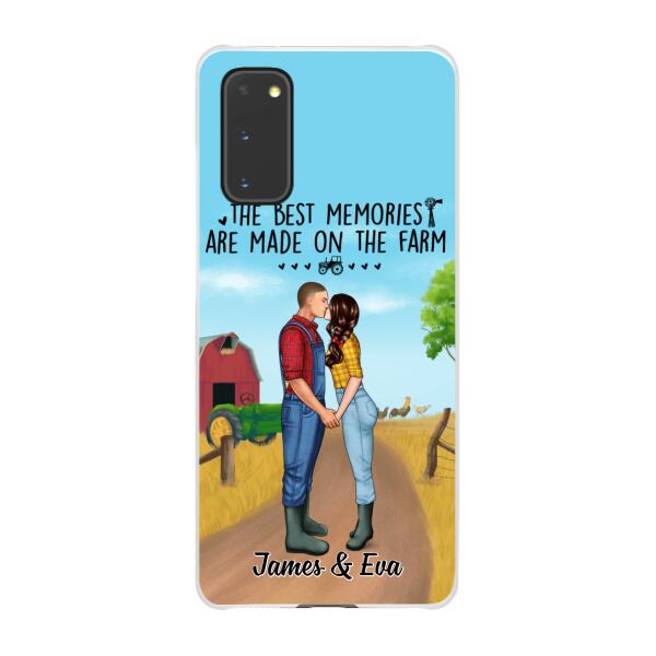 And So Together We Built A Life We Love - Personalized Phone Case For Couples, Her, Him, Farmer