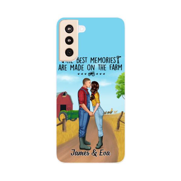 And So Together We Built A Life We Love - Personalized Phone Case For Couples, Her, Him, Farmer