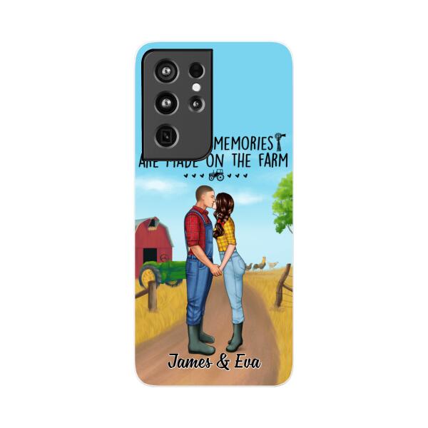 And So Together We Built A Life We Love - Personalized Phone Case For Couples, Her, Him, Farmer