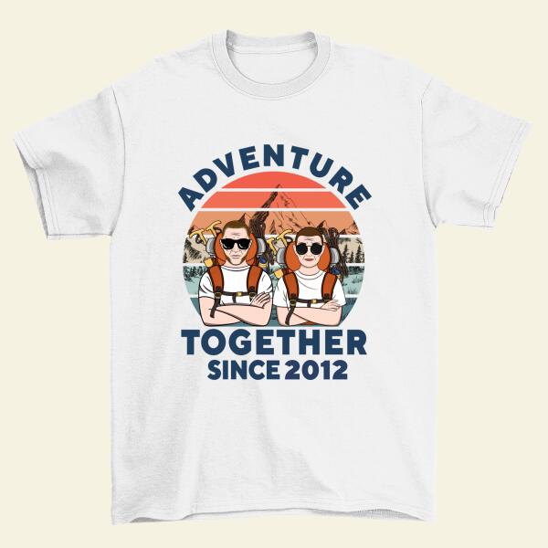 Adventure Together - Personalized Shirt For Couples, Him, Her, Hiking