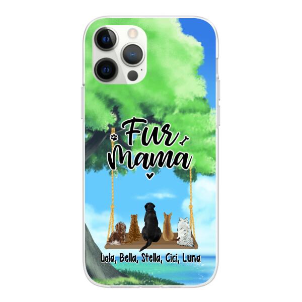 Pets On Swing - Personalized Phone Case For Her, Him, Dog Lovers, Cat Lovers, Rabbit Lovers