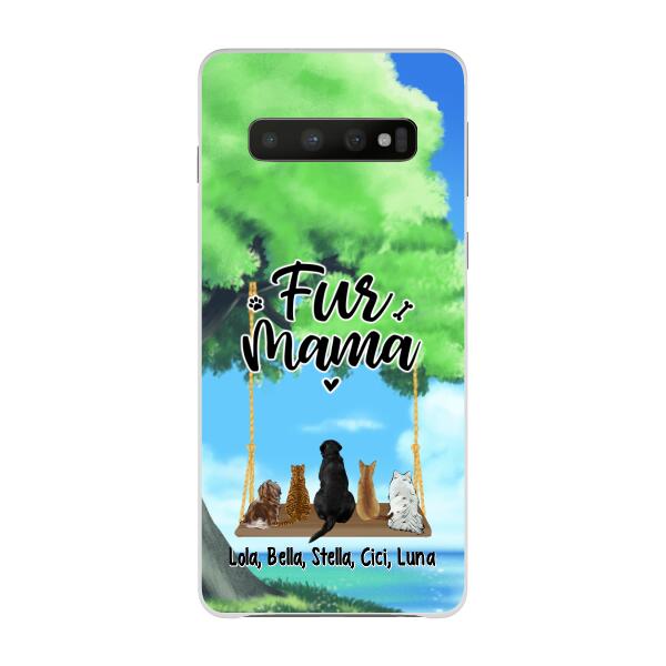 Pets On Swing - Personalized Phone Case For Her, Him, Dog Lovers, Cat Lovers, Rabbit Lovers