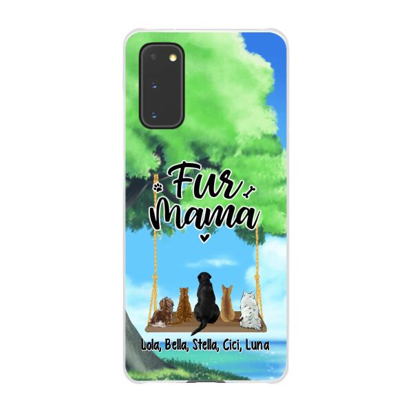 Pets On Swing - Personalized Phone Case For Her, Him, Dog Lovers, Cat Lovers, Rabbit Lovers