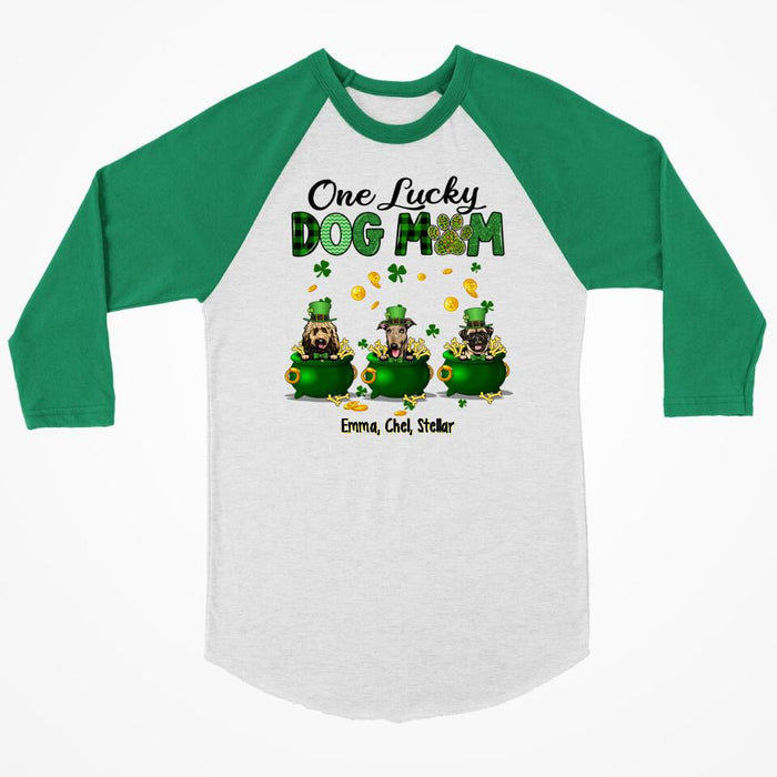 Lucky Dogs - Personalized Gifts Custom Dog Shirt for Dog Mom, Dog Lovers