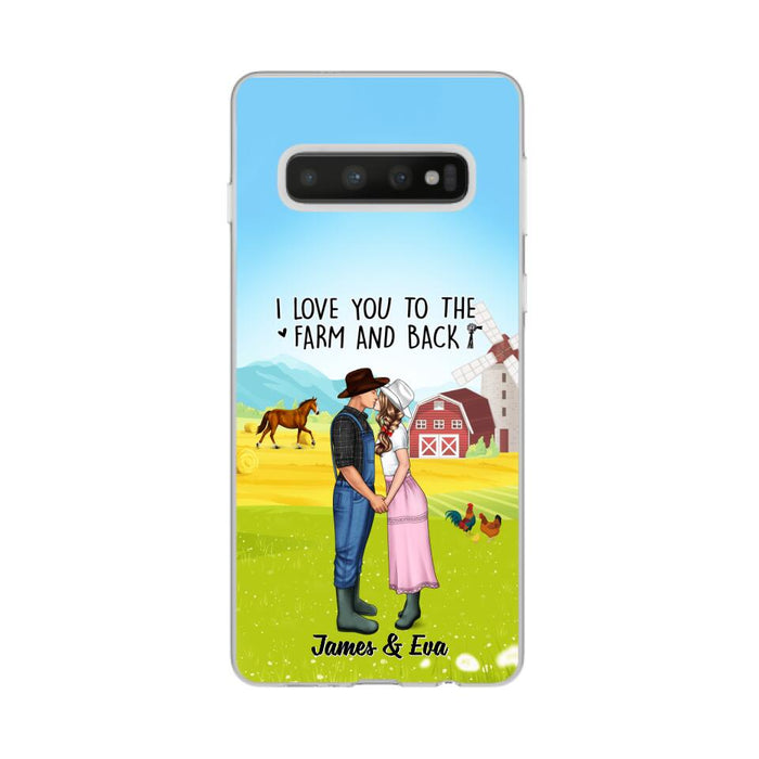 I Love You To The Farm And Back - Personalized Phone Case For Couples, Her, Him, Farmer