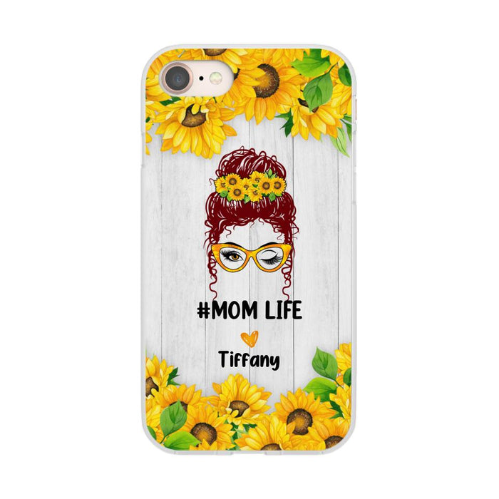 Mom Life - Personalized Gifts Custom Phone Case for Grandma and Mom