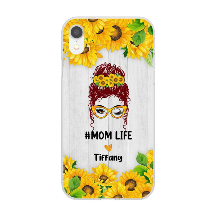 Mom Life - Personalized Gifts Custom Phone Case for Grandma and Mom