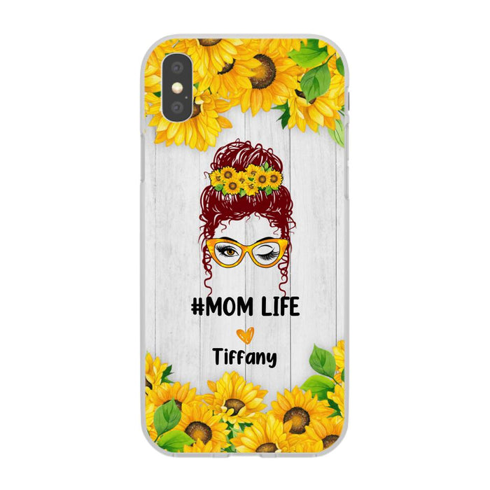 Mom Life - Personalized Gifts Custom Phone Case for Grandma and Mom