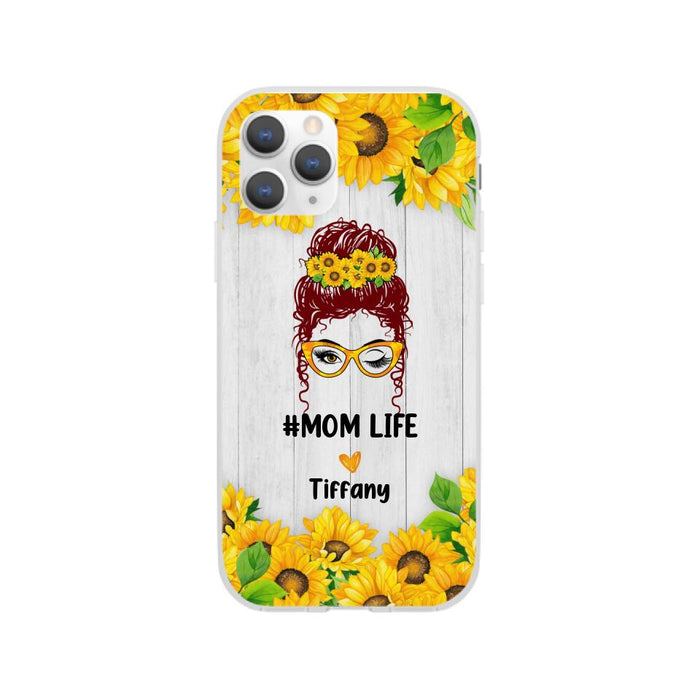 Mom Life - Personalized Gifts Custom Phone Case for Grandma and Mom