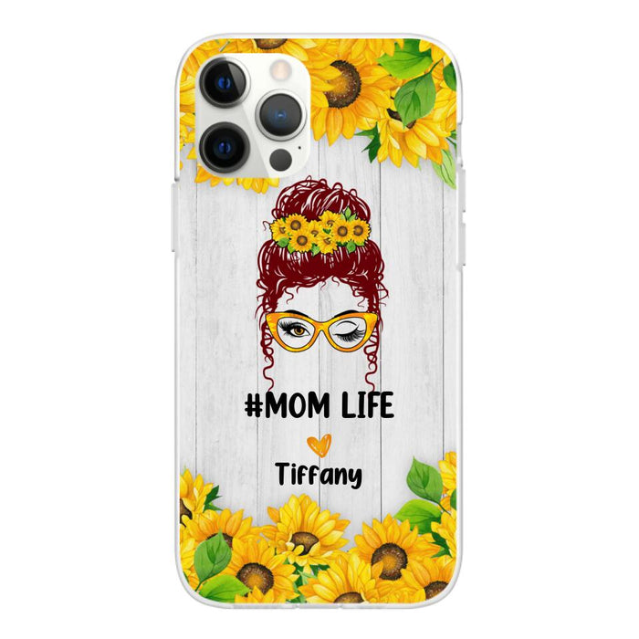 Mom Life - Personalized Gifts Custom Phone Case for Grandma and Mom