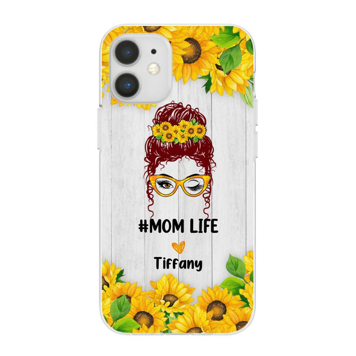 Mom Life - Personalized Gifts Custom Phone Case for Grandma and Mom