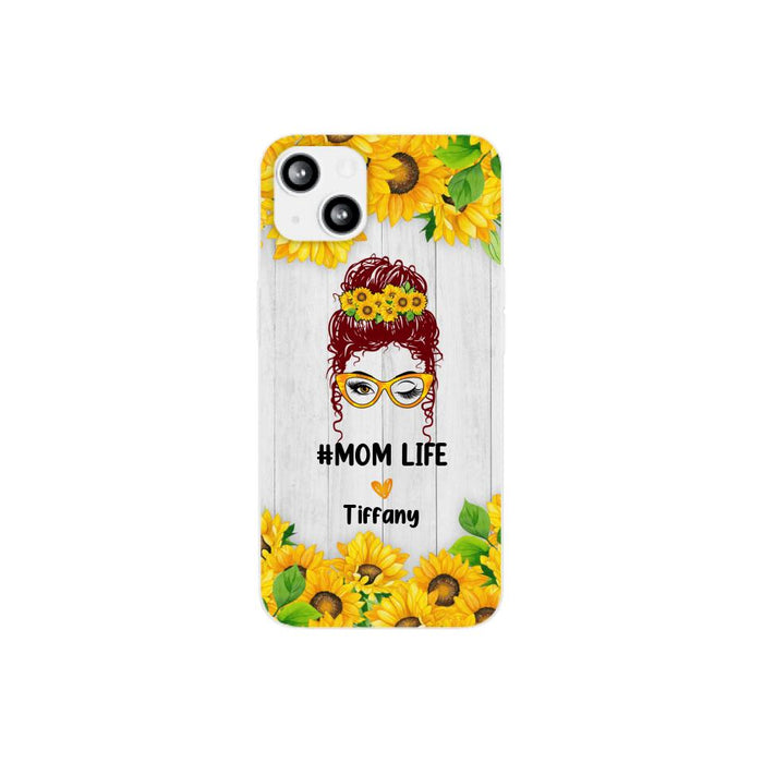 Mom Life - Personalized Gifts Custom Phone Case for Grandma and Mom