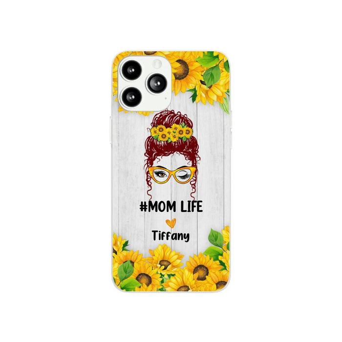 Mom Life - Personalized Gifts Custom Phone Case for Grandma and Mom