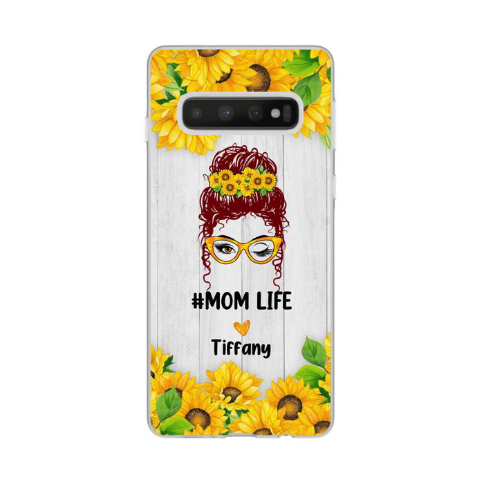 Mom Life - Personalized Gifts Custom Phone Case for Grandma and Mom