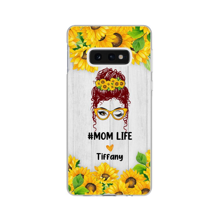 Mom Life - Personalized Gifts Custom Phone Case for Grandma and Mom