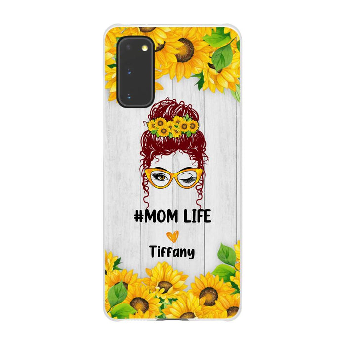 Mom Life - Personalized Gifts Custom Phone Case for Grandma and Mom