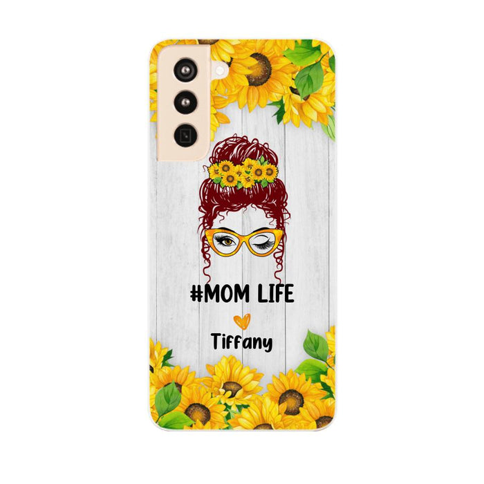 Mom Life - Personalized Gifts Custom Phone Case for Grandma and Mom