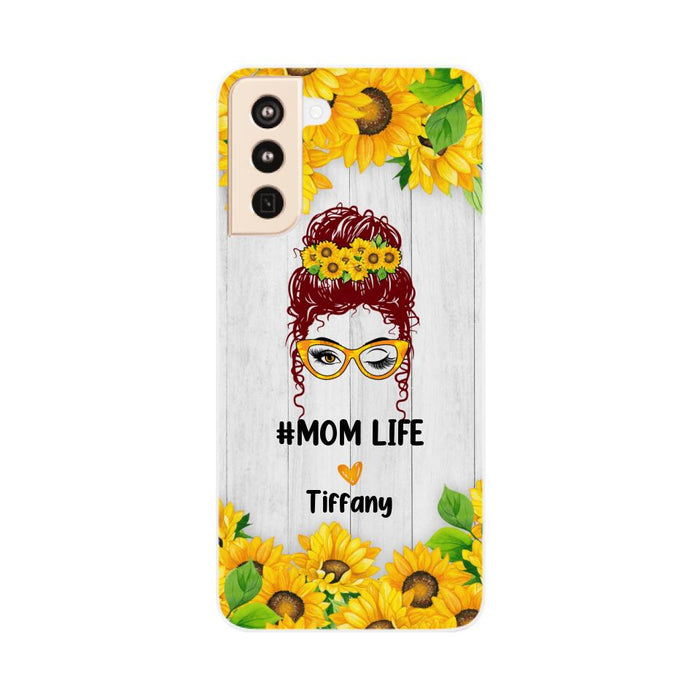 Mom Life - Personalized Gifts Custom Phone Case for Grandma and Mom