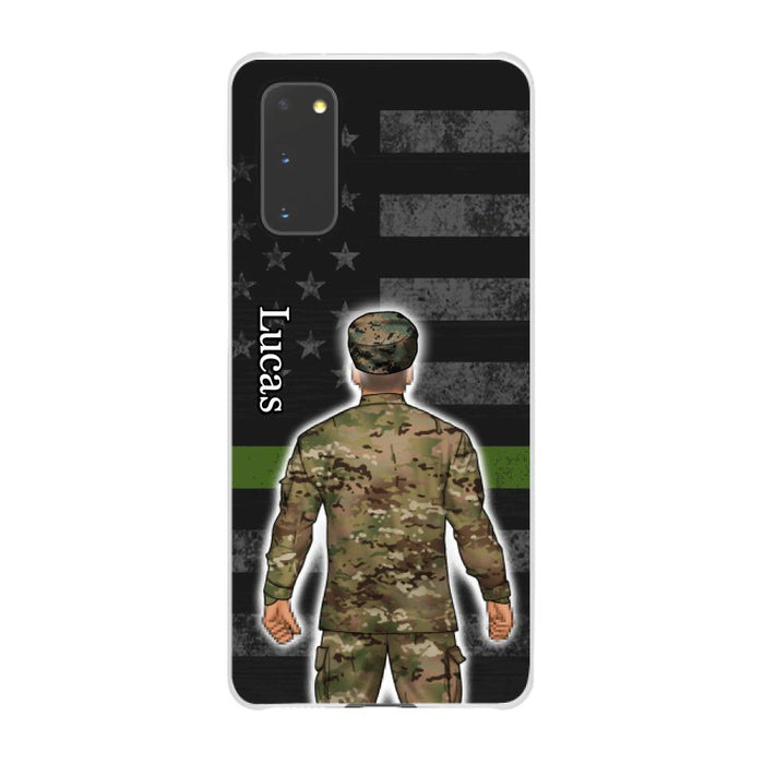 Military Man Woman - Personalized Phone Case For Him, Her, Military