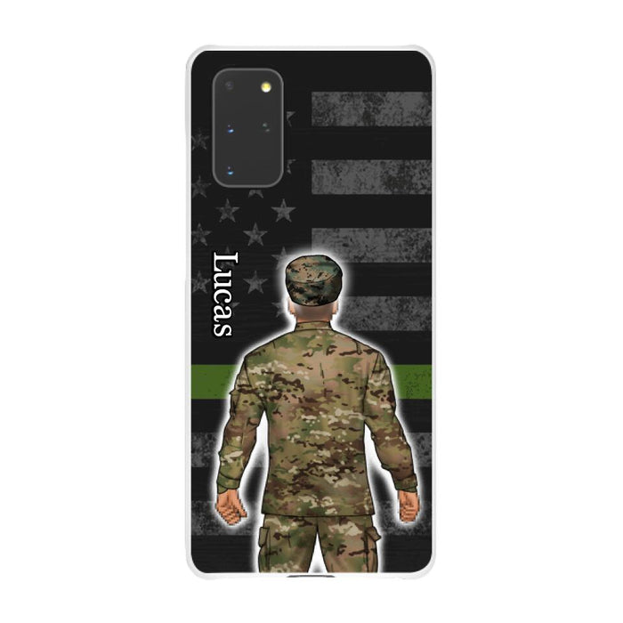 Military Man Woman - Personalized Phone Case For Him, Her, Military