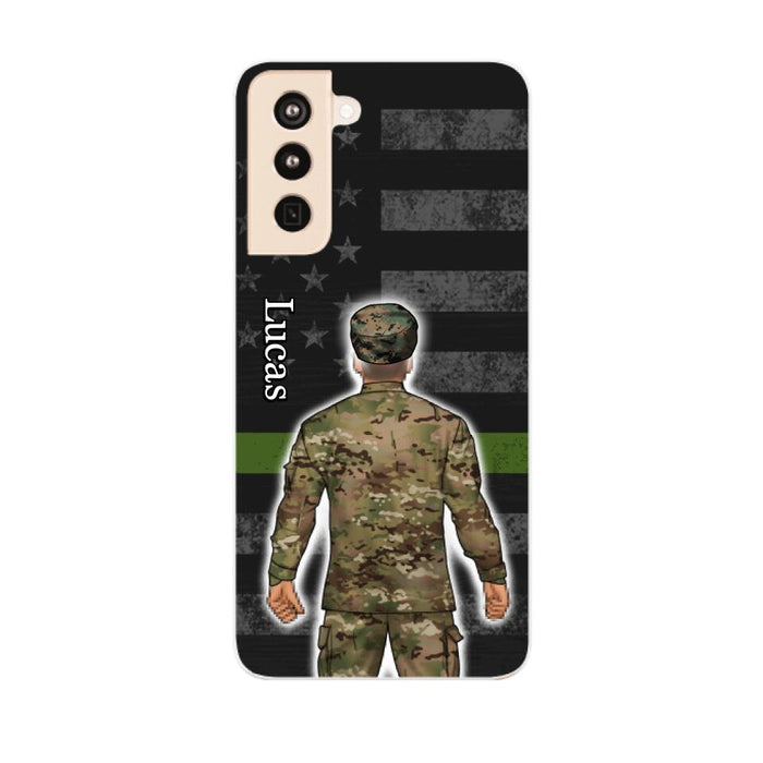 Military Man Woman - Personalized Phone Case For Him, Her, Military