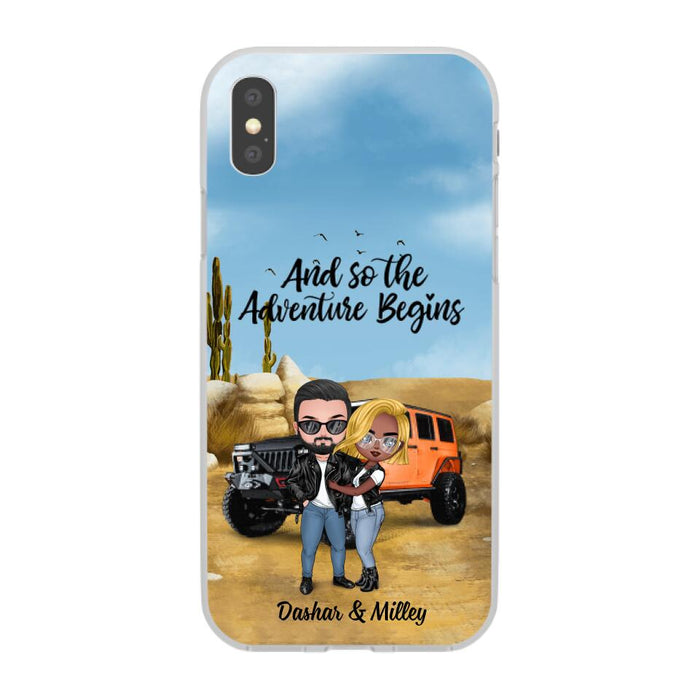 And So The Adventure Begins - Personalized Phone Case For Car Lovers, Off-Road