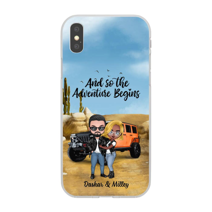 And So The Adventure Begins - Personalized Phone Case For Car Lovers, Off-Road