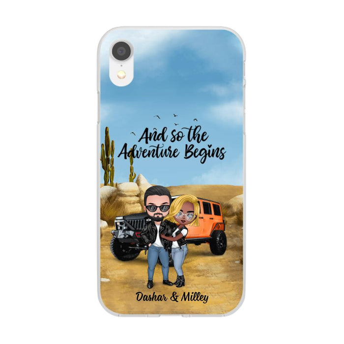 And So The Adventure Begins - Personalized Phone Case For Car Lovers, Off-Road