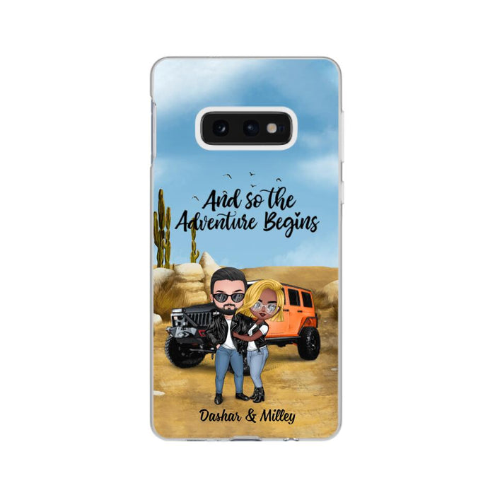 And So The Adventure Begins - Personalized Phone Case For Car Lovers, Off-Road