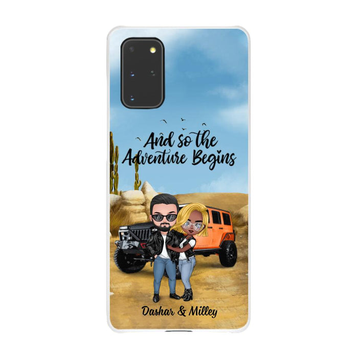 And So The Adventure Begins - Personalized Phone Case For Car Lovers, Off-Road