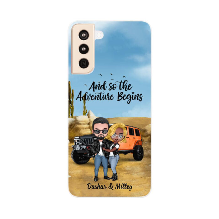 And So The Adventure Begins - Personalized Phone Case For Car Lovers, Off-Road