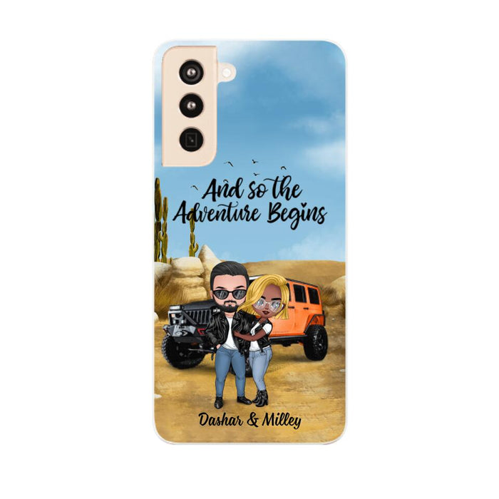 And So The Adventure Begins - Personalized Phone Case For Car Lovers, Off-Road