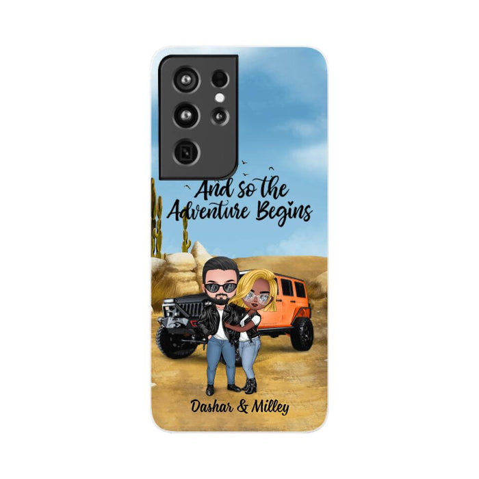 And So The Adventure Begins - Personalized Phone Case For Car Lovers, Off-Road