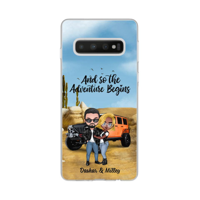 And So The Adventure Begins - Personalized Phone Case For Car Lovers, Off-Road