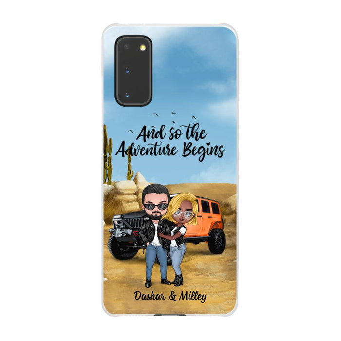 And So The Adventure Begins - Personalized Phone Case For Car Lovers, Off-Road