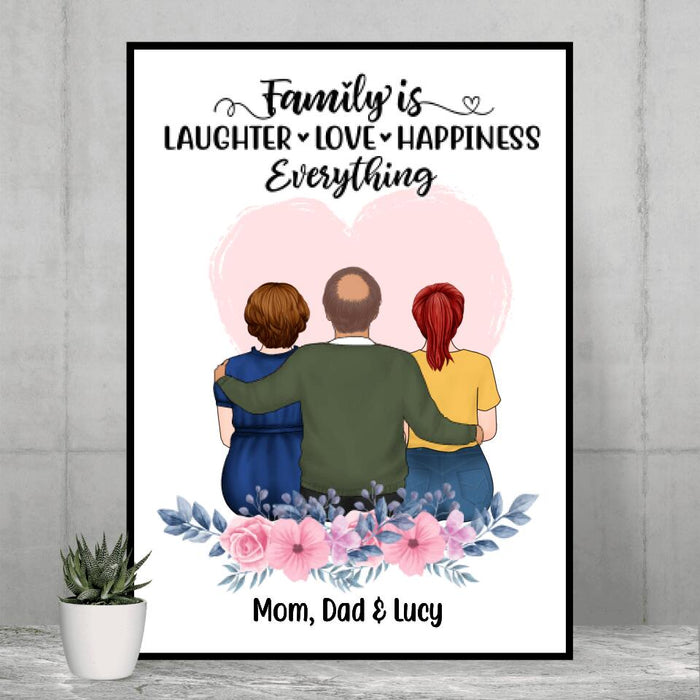 Family Is Everything - Personalized Gifts Custom Poster for Family for Dad