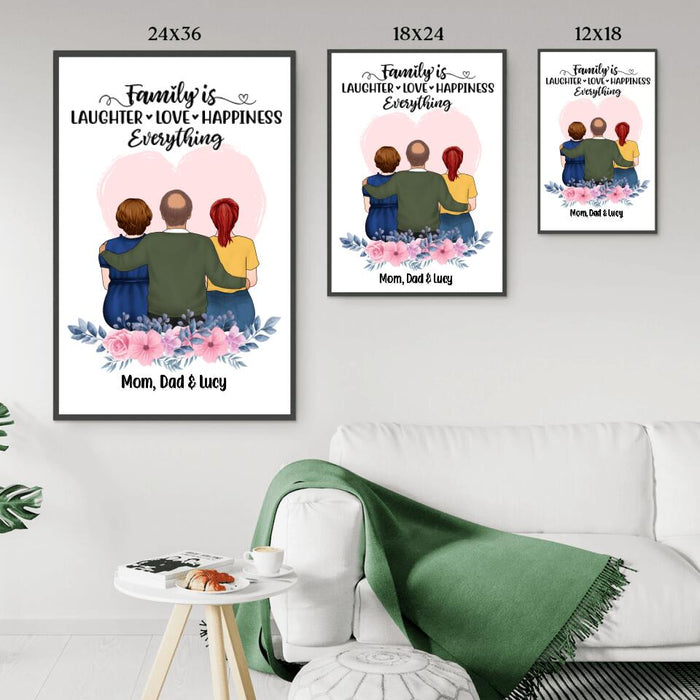 Family Is Everything - Personalized Gifts Custom Poster for Family for Dad