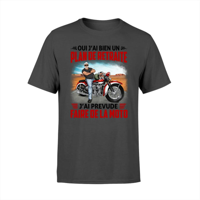 J'ai Prevude Faire De La Moto - Peronalized Shirt For Him, Motorcycle Lovers