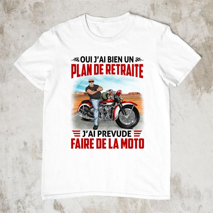 J'ai Prevude Faire De La Moto - Peronalized Shirt For Him, Motorcycle Lovers