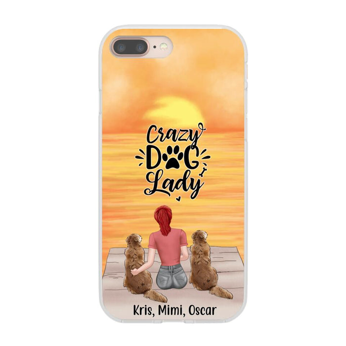 Crazy Dog Lady - Personalized Gifts for Custom Dog - Phone Case for Dog Mom and Dog Lovers