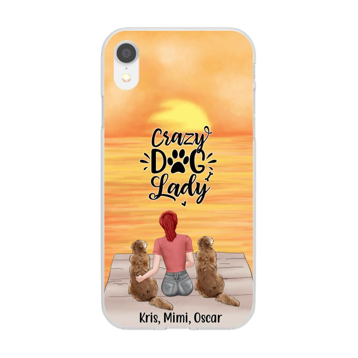 Crazy Dog Lady - Personalized Gifts for Custom Dog - Phone Case for Dog Mom and Dog Lovers