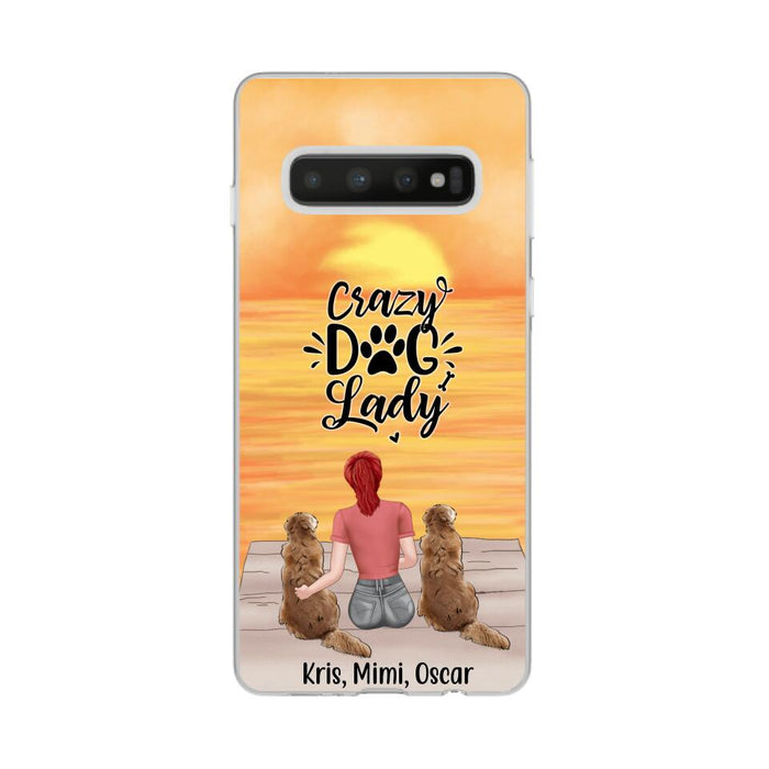 Crazy Dog Lady - Personalized Gifts for Custom Dog - Phone Case for Dog Mom and Dog Lovers